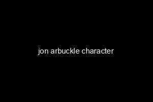 jon arbuckle character